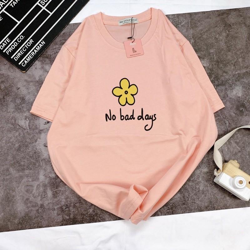 Áo Thun Tay Ngắn UNISEX Hoa - Hình chụp thật (Đủ size M-L-XL)