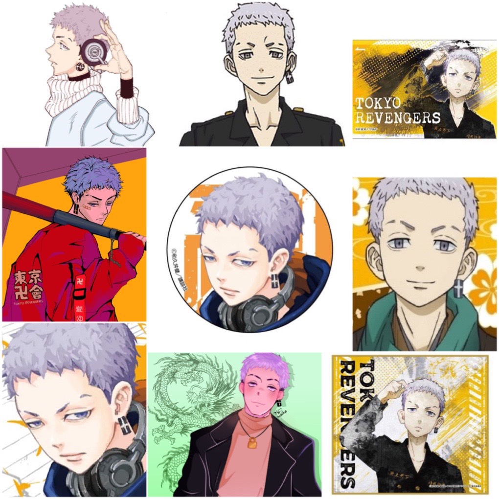 Set 60 Sticker Takashi Mitsuya-Tokyo Revengers