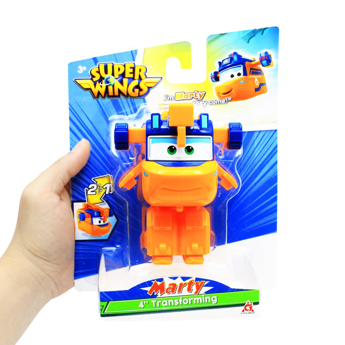 Đồ Chơi Robot Biến Hình Marty Mạnh Mẽ - Superwings EU780625