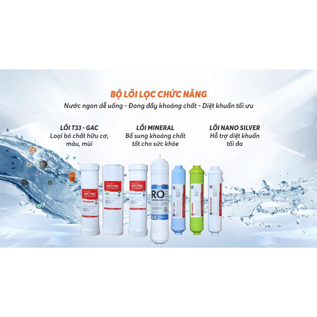 [TẶNG BỘ LÕI] Máy lọc nước lạnh nguội Karofi Livotec 600 màng RO 100GDP Hàn Quốc - Bảo hành 36 tháng