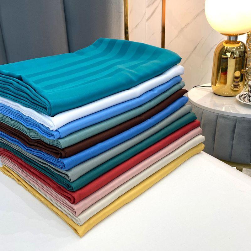 Sét ga gối cottong kẻ sọc cao cấp siêu mát,