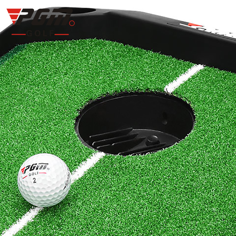 Thảm Tập Putting Golf Điều Chỉnh Độ Dốc Trả Bóng Tự Động - PGM Golf Putting Mat With Electric Auto Golf Ball Bounce Back Device - TL026