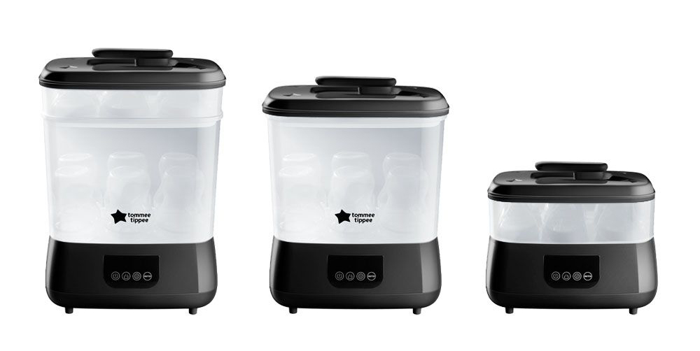 Máy tiệt trùng hơi nước và sấy khô Tommee Tippee Steri-Dry_Set màu Đen