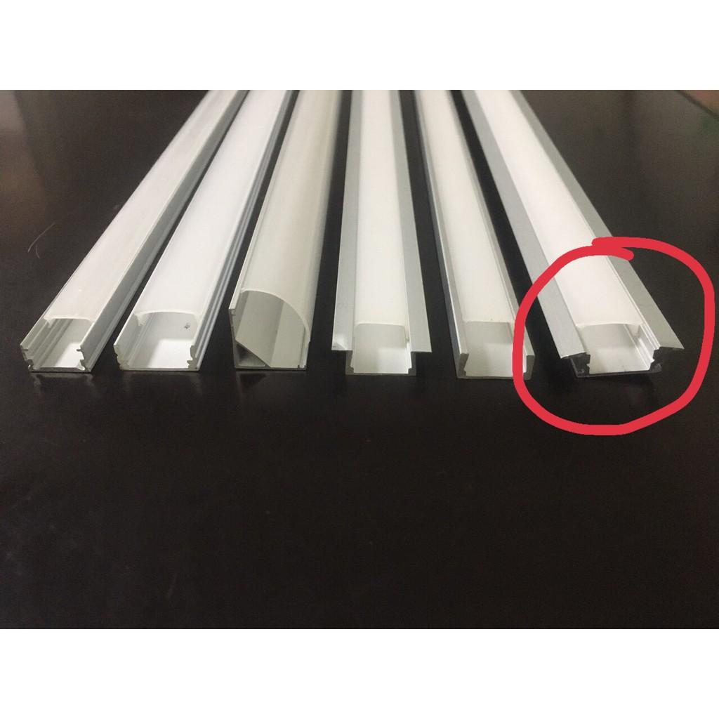 Thanh nhôm U âm 106 cm, UT22-6mm đã gồm Led 10w/m, Dạng U âm, Dùng điện 12V.