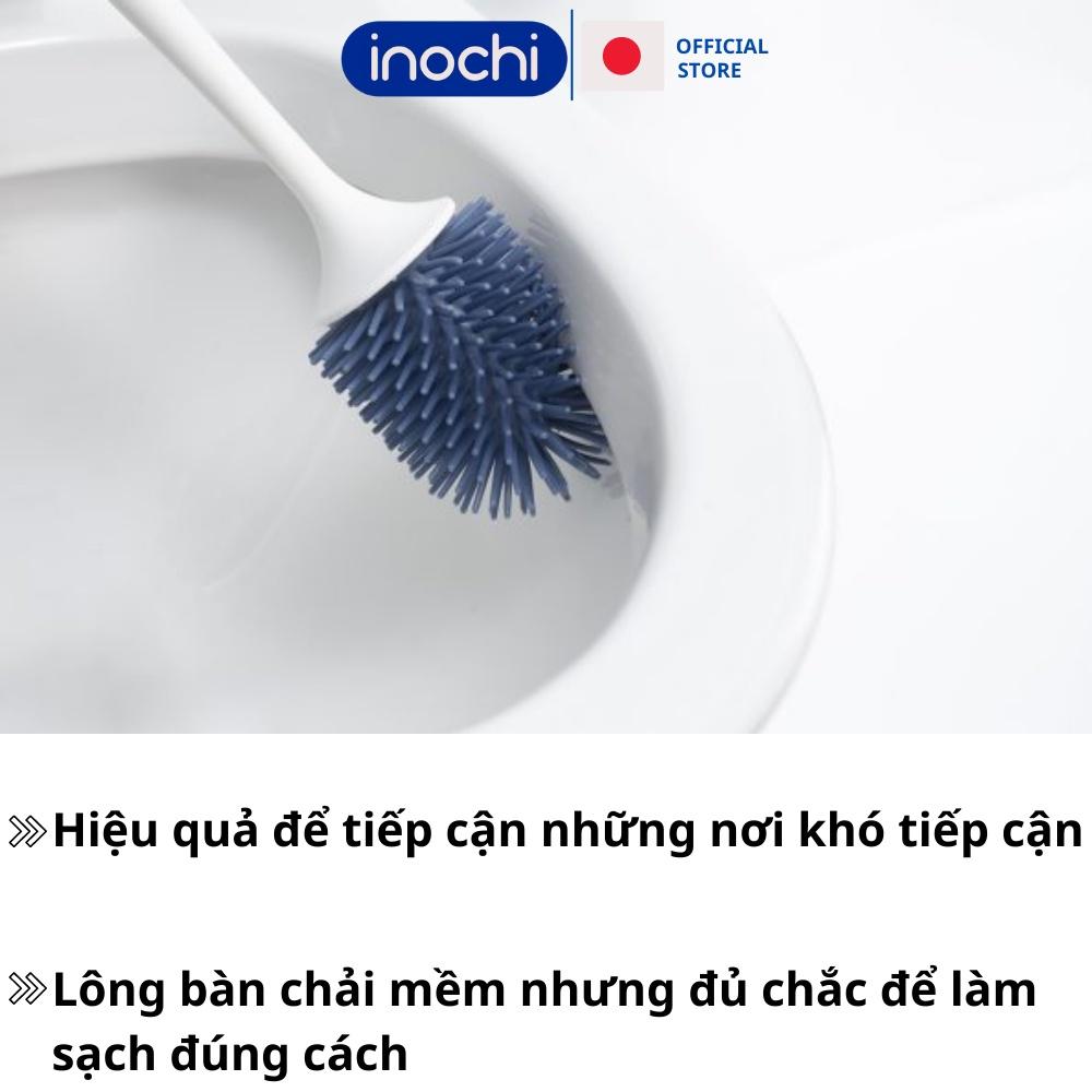 Chổi cọ nhà vệ sinh bồn cầu toilet silicon inochi kirei thông minh cây cọ bồn cầu chà nhà tắm tiện dụng