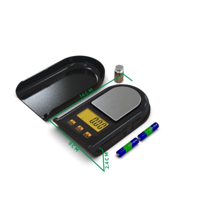 Cân tiểu ly 0.001g - 500g bỏ túi Black Lifedics - cân chính xác ️️