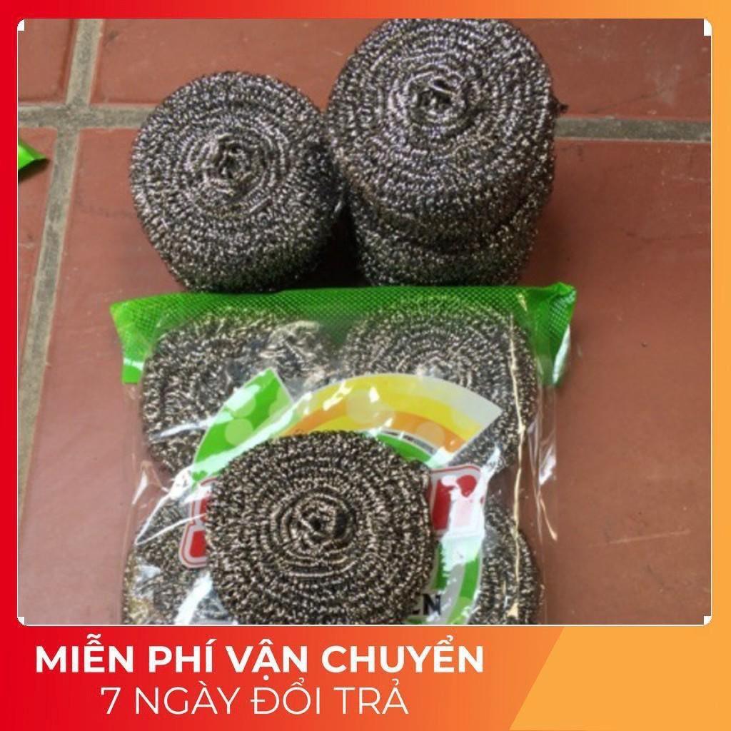 (giảm giá) Miếng chà xoong inox nén ( cực dày )