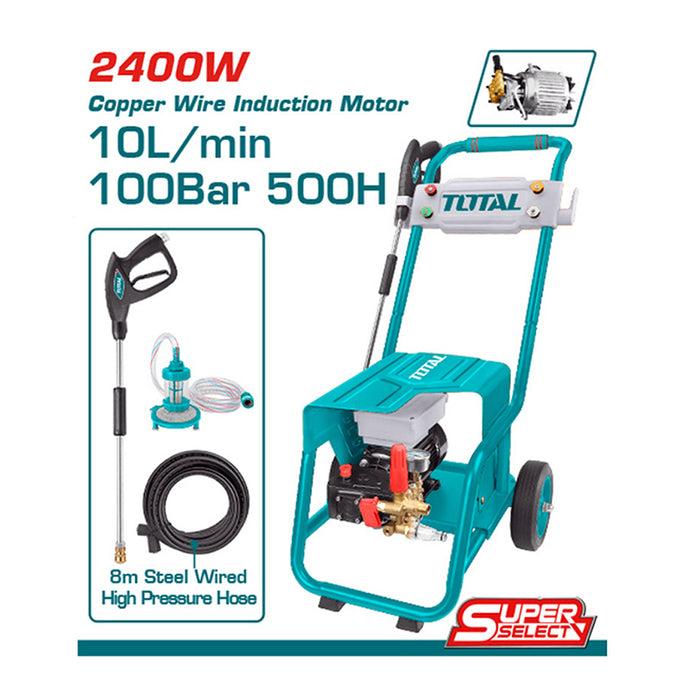 MÁY XỊT RỬA 2400W (DÙNG CHO NGÀNH CÔNG NGHIỆP) 100BAR TOTAL TGT11176 - HÀNG CHÍNH HÃNG