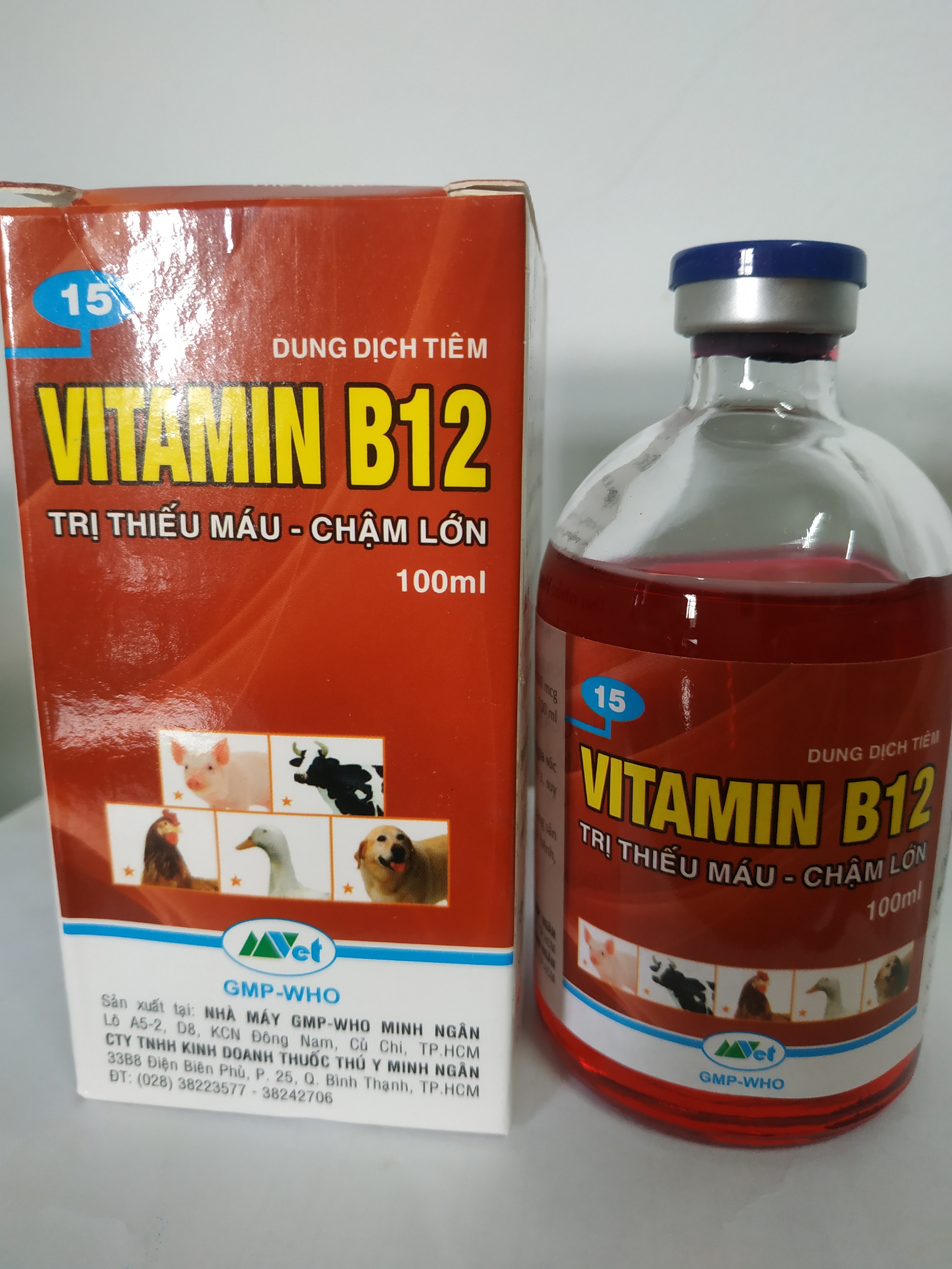 Vitamin B12 Giải độc cho cây trồng - chai 100ml minh ngân