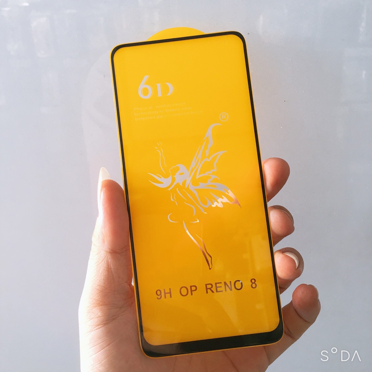 Kính cường lực dành cho Oppo Reno 8 5g full màn hình 6D thiên thần cao cấp