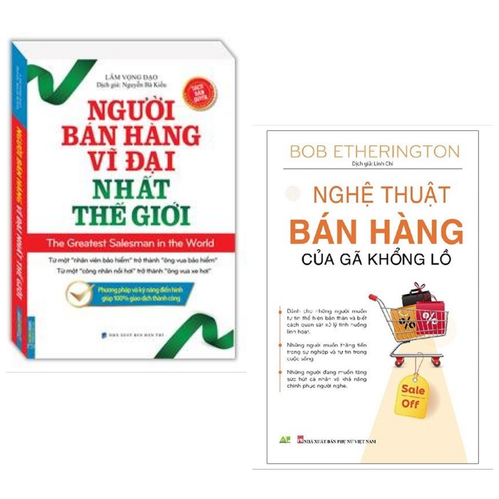 Combo 2 cuốn định hướng doanh nghiệp: Người bán hàng vĩ đại nhất thế giới + Nghệ Thuật Bán Hàng Của Gã Khổng Lồ