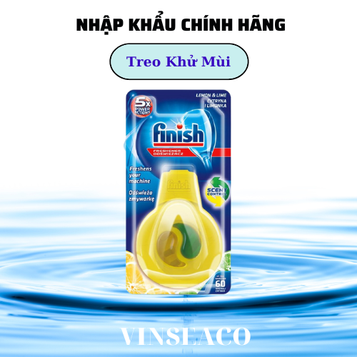 Khử mùi máy rửa bát - Tinh dầu treo hương chanh Finish