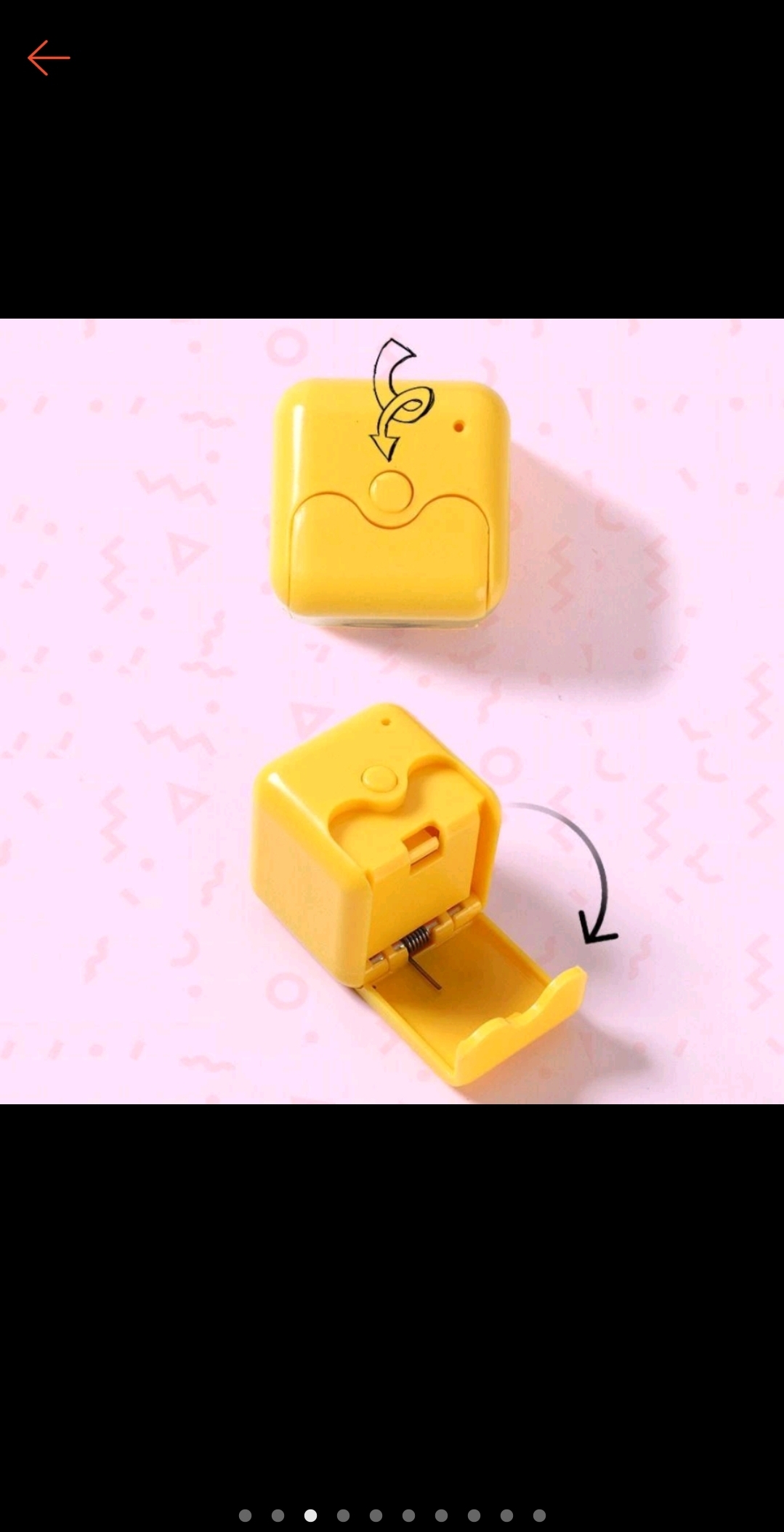 Giá đỡ điện thoại di động kiêm móc treo chìa khoá. đồ trang sức hoạt hình sáng tạo Icon Đáng yêu