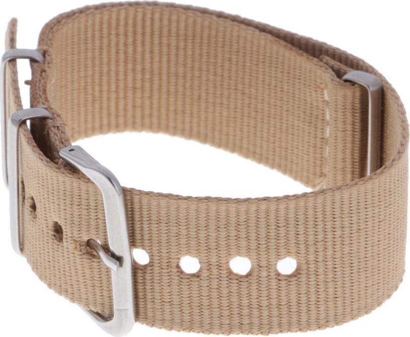 Woven Nylon Watch Strap Wristwatch Band Stainless Steel Buckle