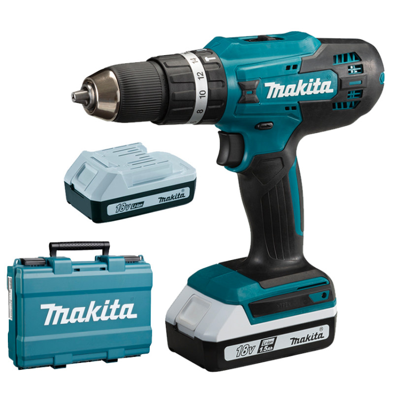 Máy khoan búa, vặn vít dùng pin Makita HP488DWE