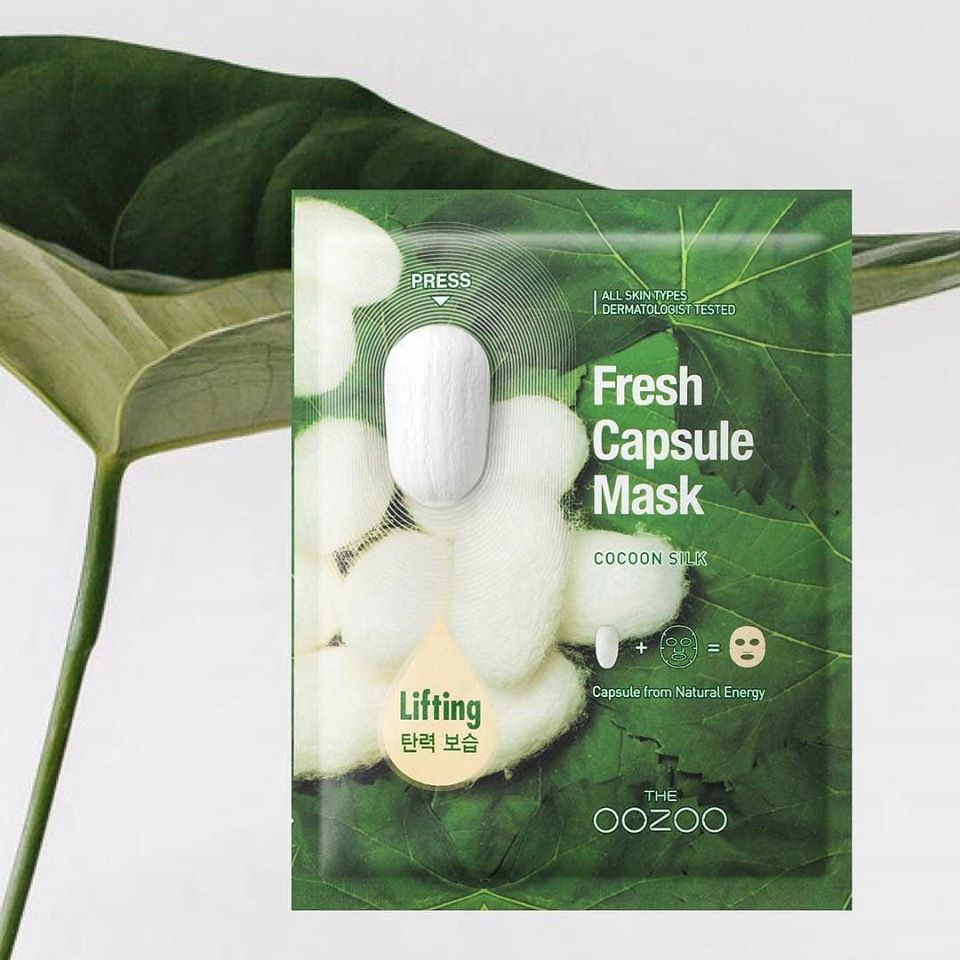 Mặt Nạ Dưỡng Ẩm Săn Chắc Da THE OOZOO Fresh Capsule Mask Cocoon Silk