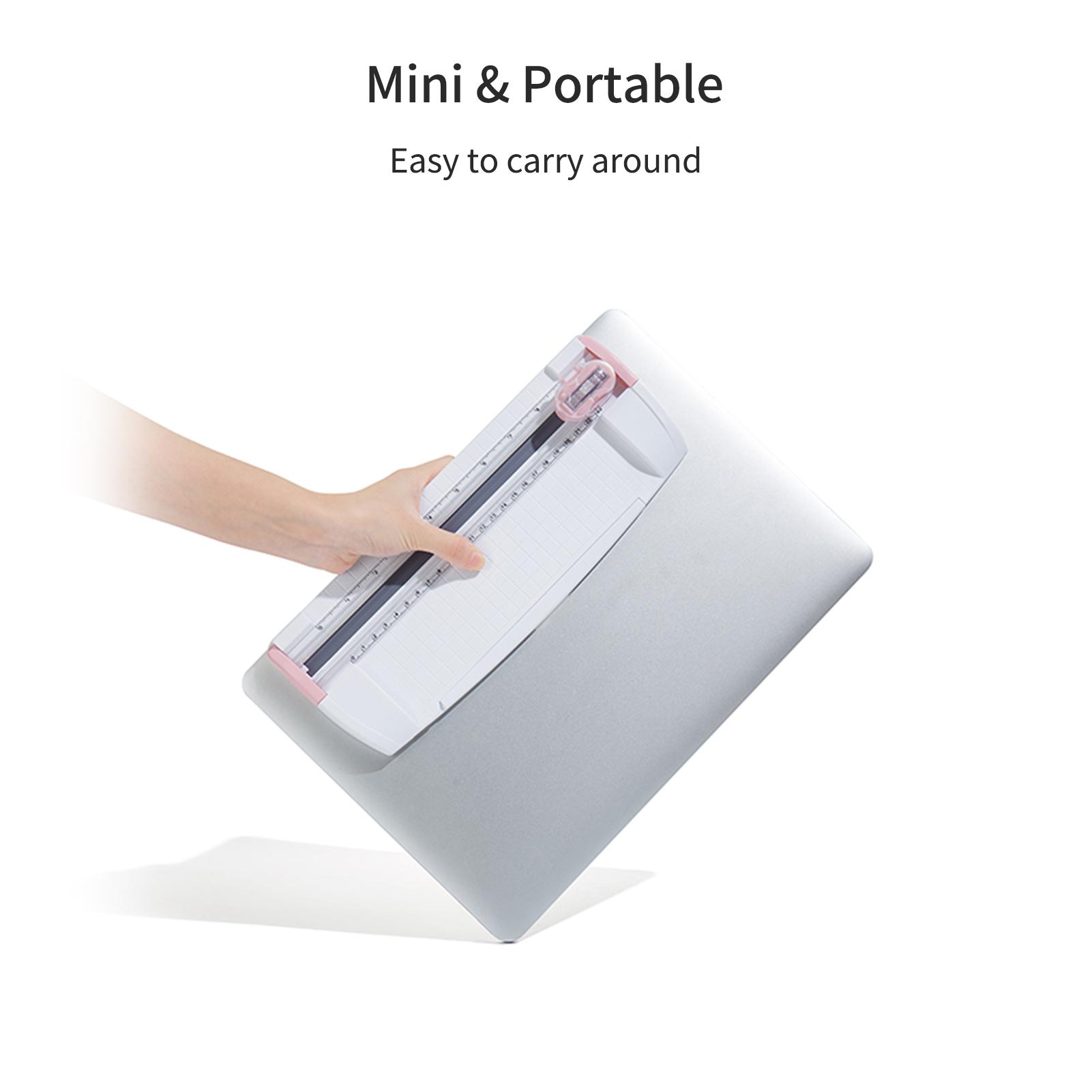 JIELISI ortable A5 Sliding Paper Cutter 23cm/9.1Inch Cut Length Paper Trimmer Scrapbooking Tool Cutting Mat Machine