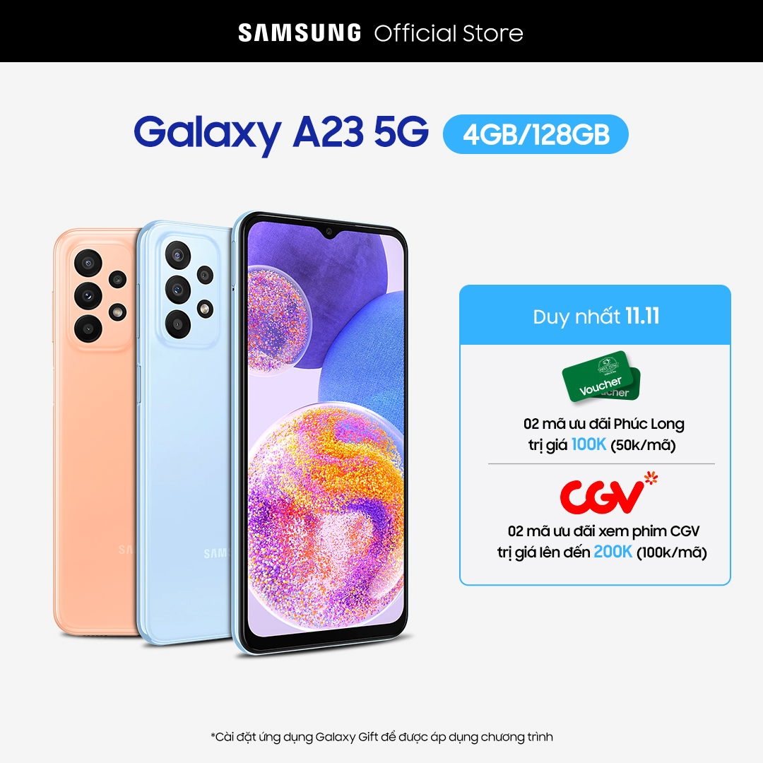 Điện thoại Samsung Galaxy A23 5G (4GB/128GB)