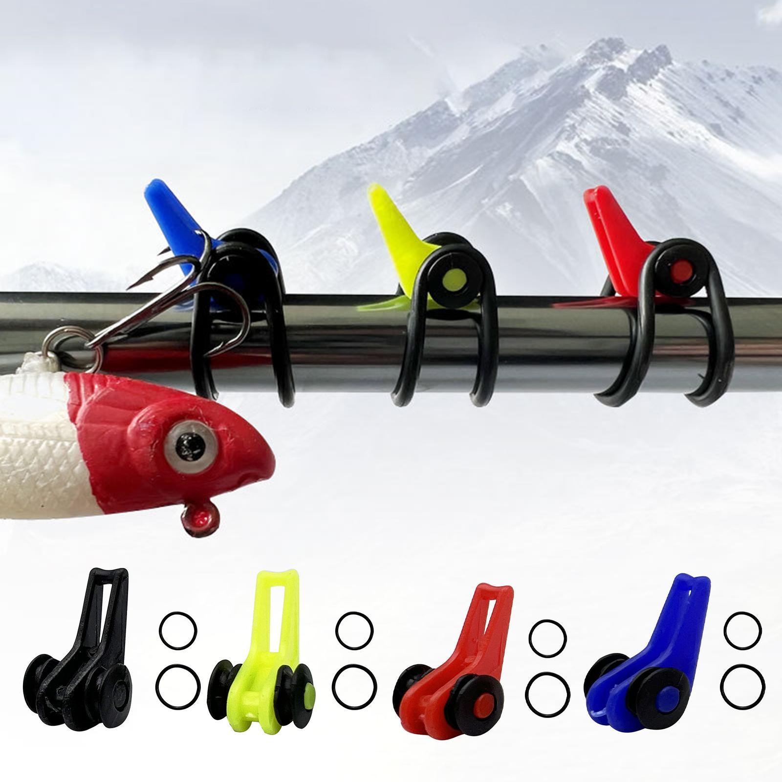 40 Pieces Fishing Hooks Keeper Fishing Pole Hook Keeper 4 Colors Portable Professional for Hook Fishing Lures  Holder Hook Keeper