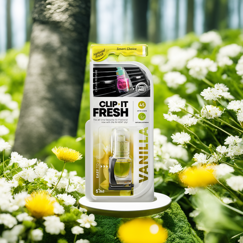 Nước hoa kẹp cửa gió ELIX - Clip it Fresh - Hương Vanilla (ngọt ngào)