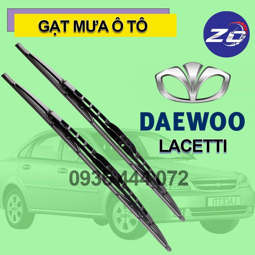 Cặp cần gạt mưa khung xương, chổi gạt mưa xe Daewoo Lacetti (2000-2009) gạt kính ô tô xe hơi