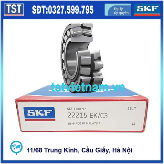 Vòng bi bạc đạn SKF 22215 E/C3