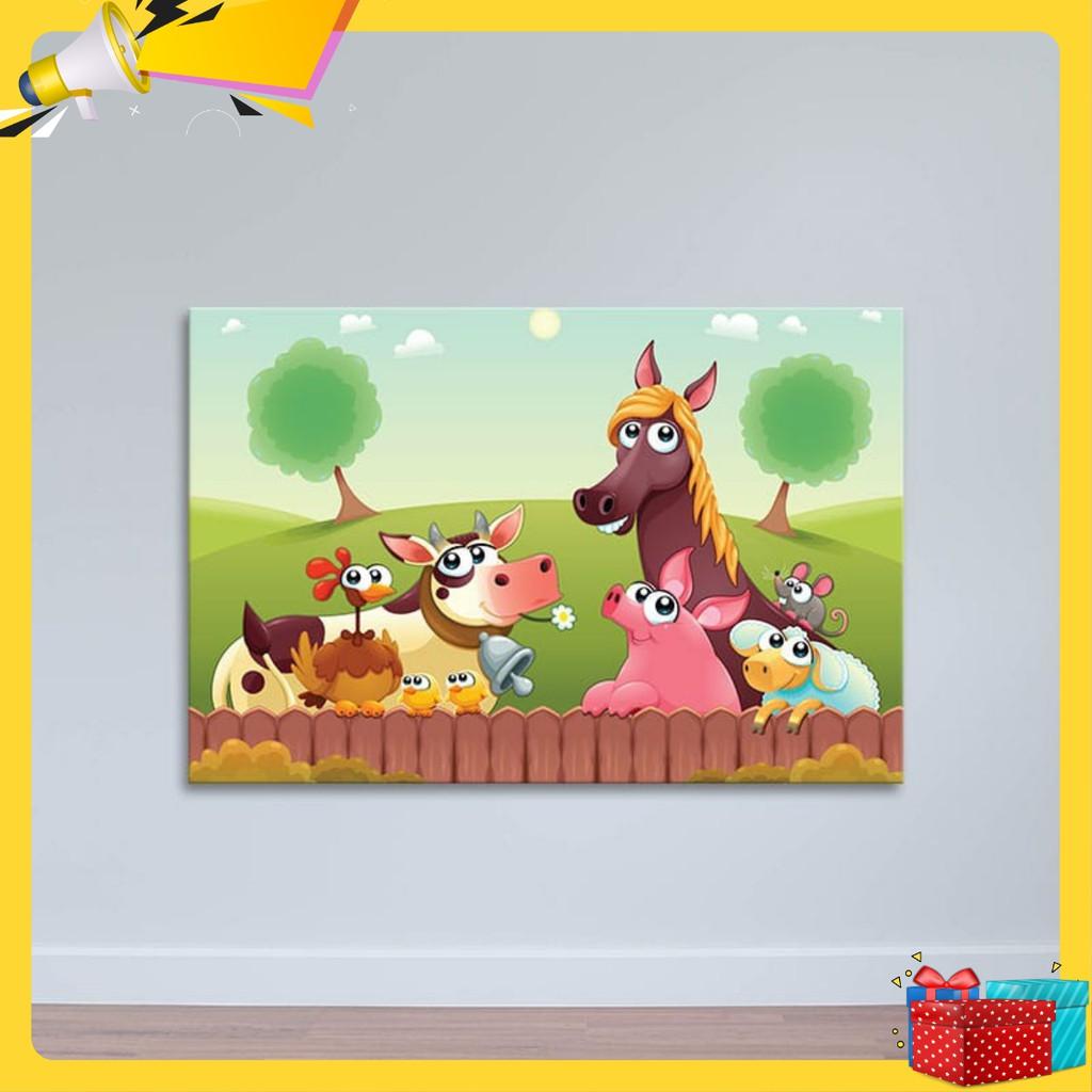 Tranh trẻ em – Tranh treo phòng ngủ hoạt hình W1183