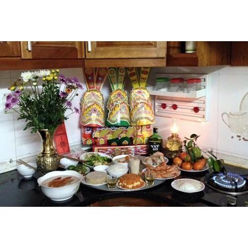 Vàng mã cúng bếp mới