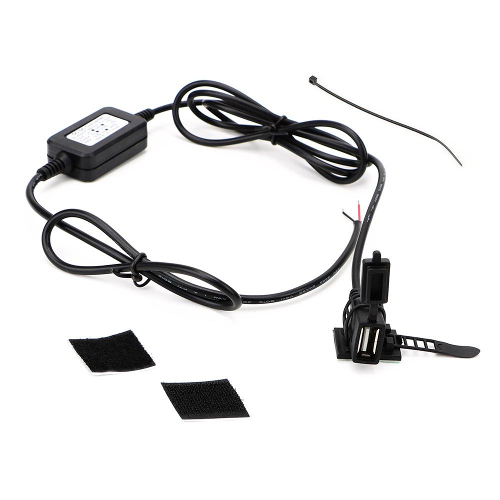 Thiết bị sạc điện thoại USB DC 5V 2A gắn tay lái xe máy