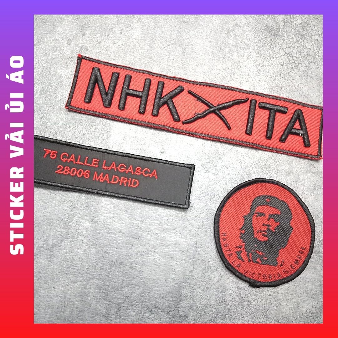 Sticker Patch Ủi Quần Áo,BALO phụ kiện thời trang dùng để trang trí quần áo !