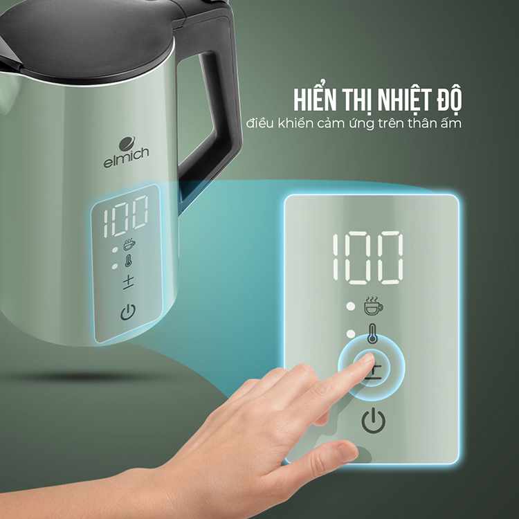 Ấm đun siêu tốc Elmich 1.7L KEE-3856 - Hàng chính hãng