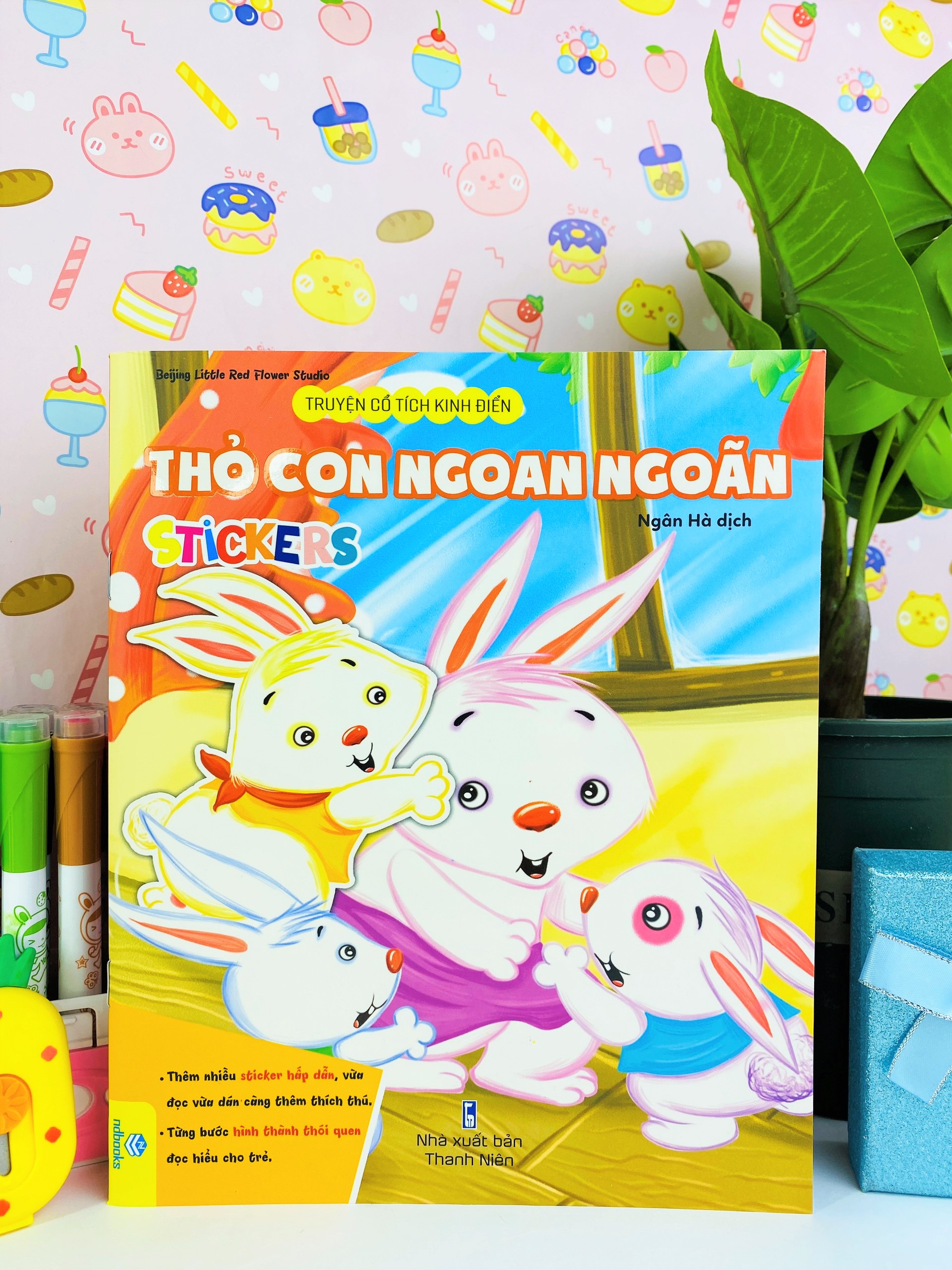 Sách - Combo 8 Cuốn Truyện Cổ Tích Kinh Điển Stickers - Ndbooks