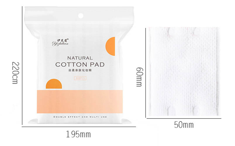 Bông Tẩy Trang Cotton Pad Túi 222 Miếng Mềm Mịn Tiện Lợi