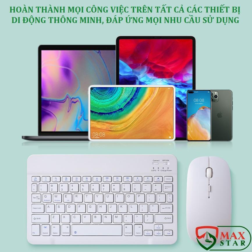 Bộ bàn phím và chuột không dây bluetooth cho laptop ipad điện thoại Chuột không dây bluetooth Bàn phím không dây