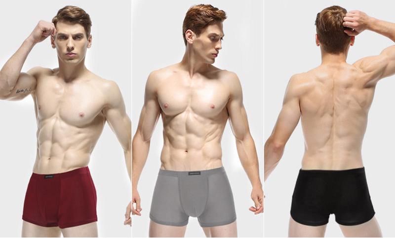 Combo 04 quần sịp nam cao cấp có hộp và túi làm quà tặng