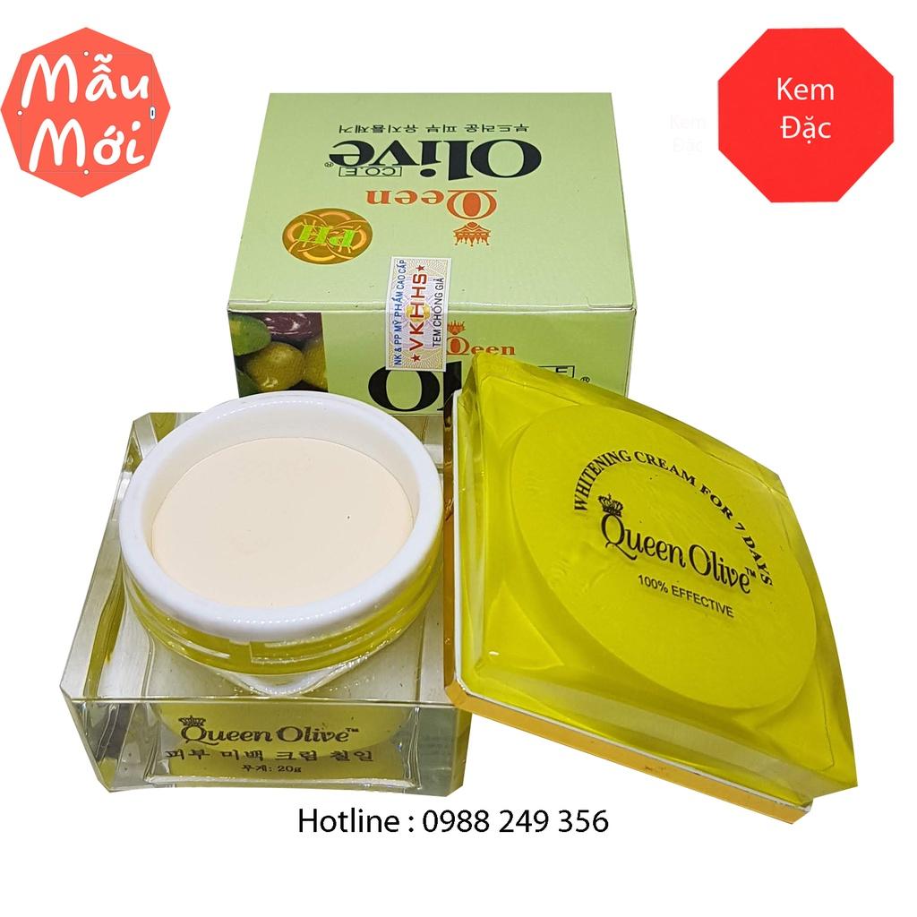 KEM DƯỠNG TRẮNG DA QUEEN OLIVE 20G - Kem Đặc