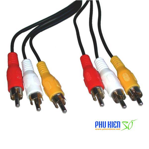 Cable AV 6 đầu dài 1.5m