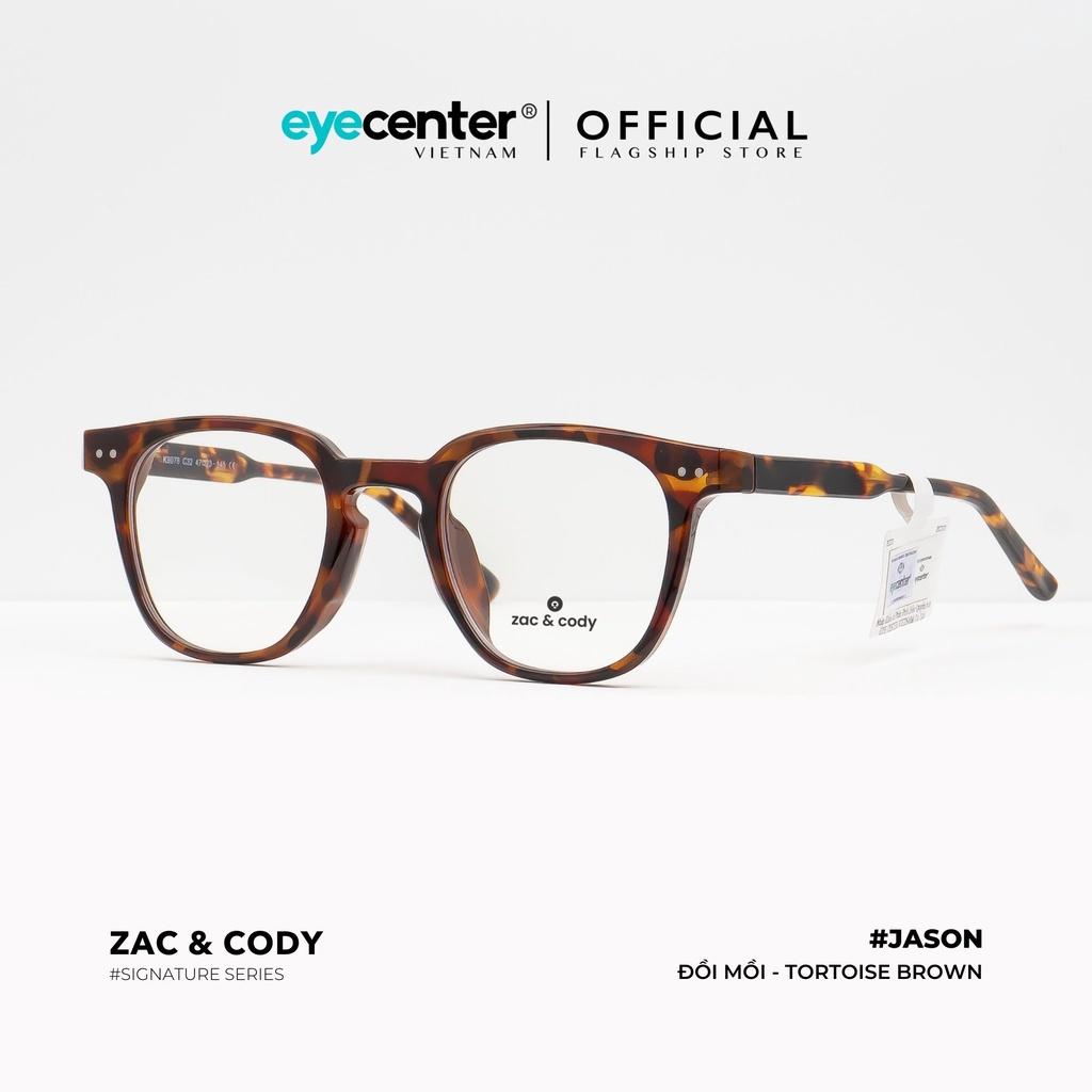 Gọng kính cận nam nữ JASON chính hãng ZAC CODY A3-S lõi thép chống gãy nhập khẩu by Eye Center Vietnam