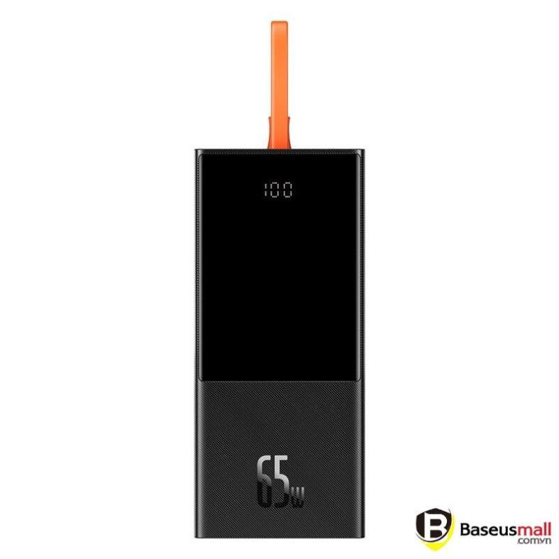 Baseus -BaseusMall VN Pin dự phòng sạc nhanh Baseus 65W Elf Digital Display Power Bank 20000mAh kèm cáp Type C (Hàng chính hãng)