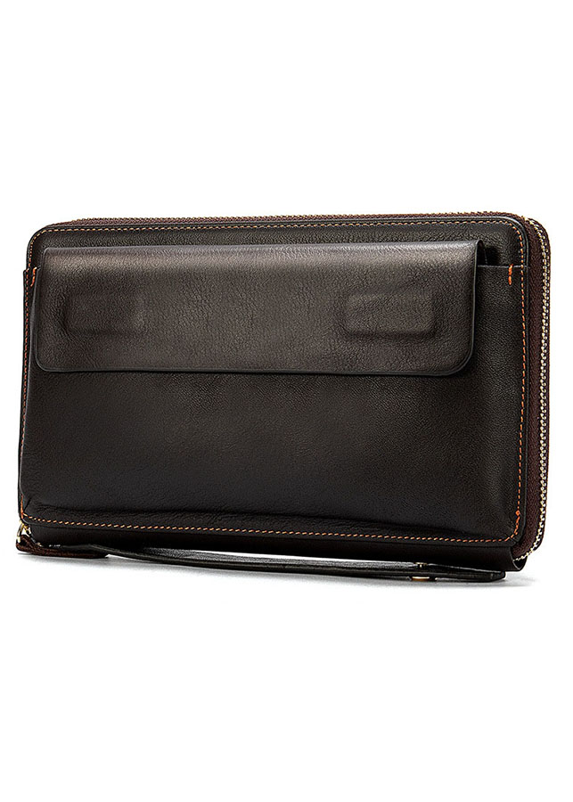 Clutch da thật - Ví cầm tay nam da bò BHM9043