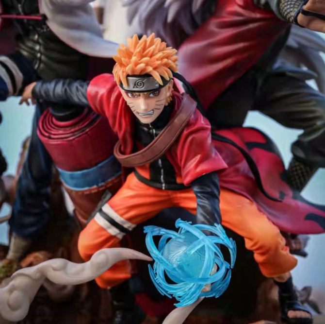 Mô hình Bô 3 nhân vật Naruto - Minato - Jiraiya 41cm 5Kg