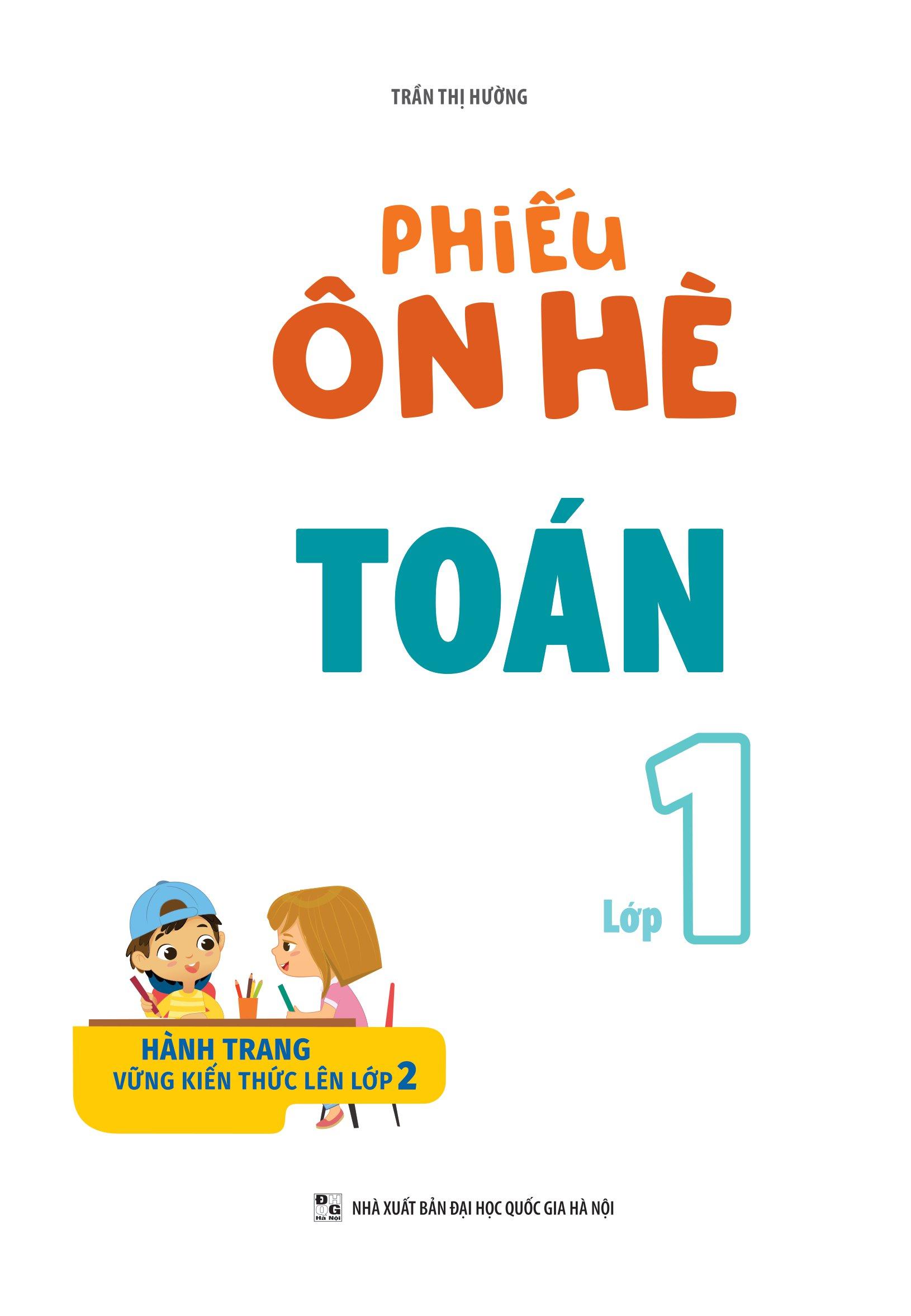 Phiếu Ôn Hè Toán 1 (Theo Chương Trình Giáo Dục Phổ Thông Mới)