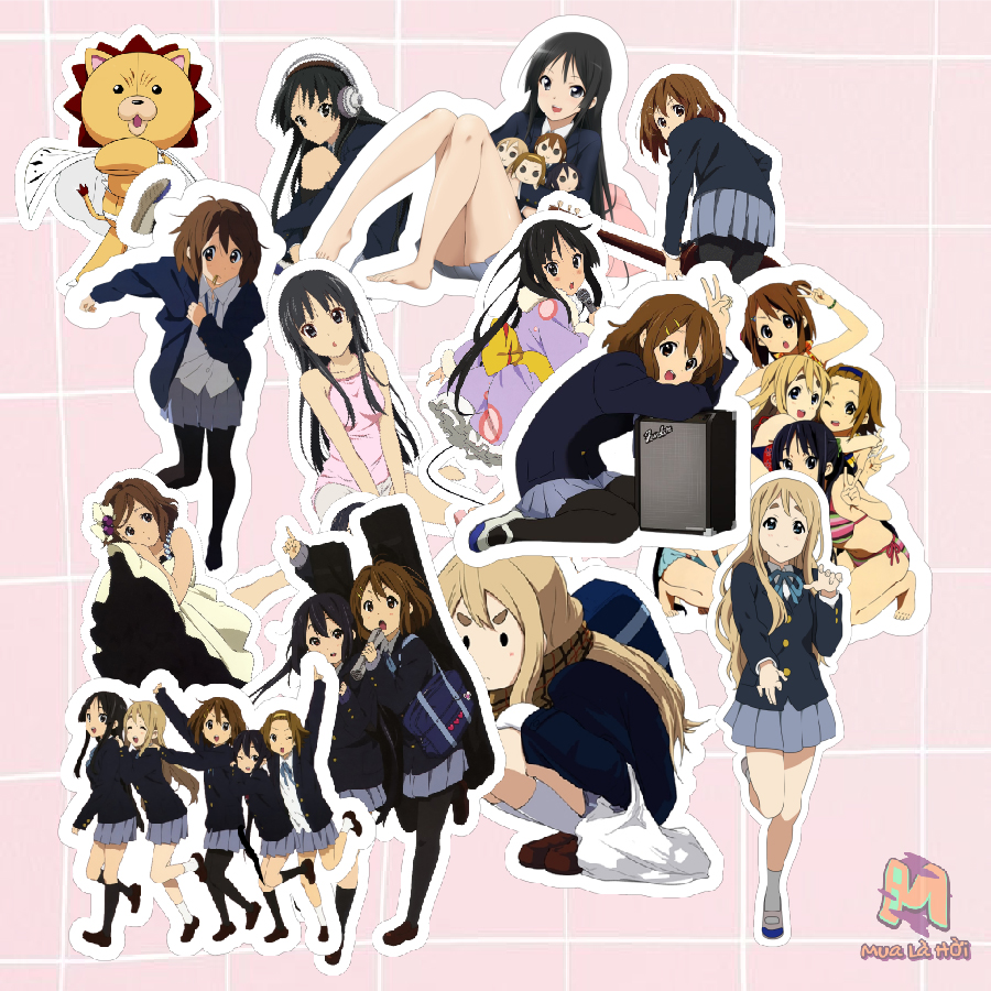 Miếng dán Stickers chủ đề K-On!