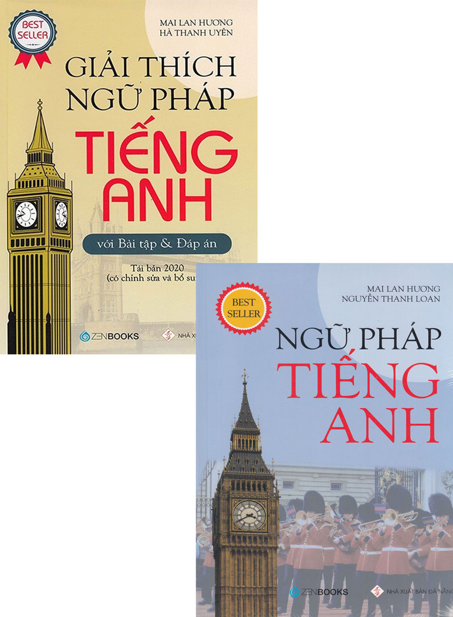 Combo Sách Ngữ Pháp Tiếng Anh Mai Lan Hương  _ZEN