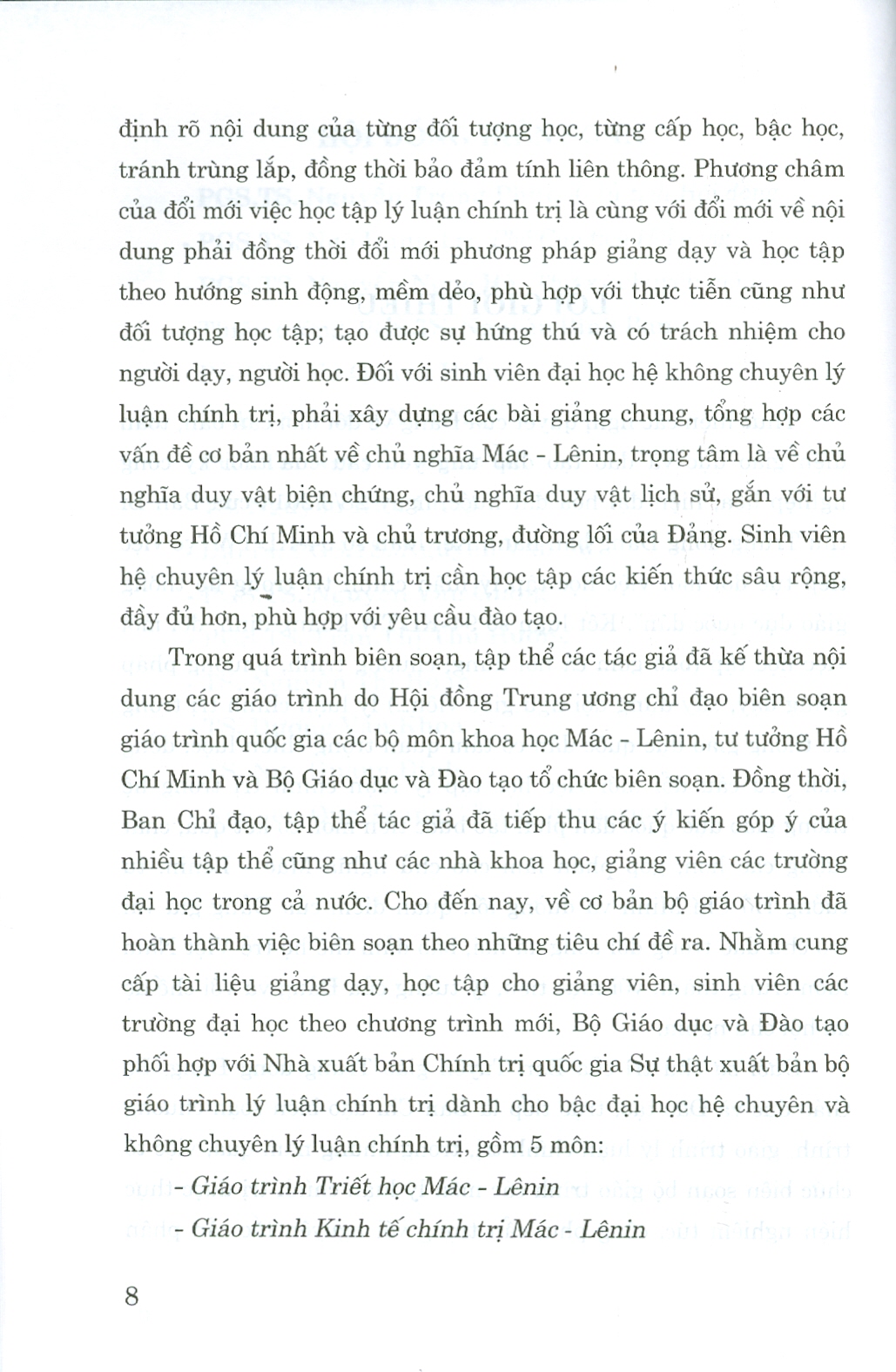 Combo 3 cuốn Giáo Trình Lịch Sử Đảng Cộng Sản Việt Nam + Giáo Trình Chủ Nghĩa Xã Hội Khoa Học +Giáo Trình Tư Tưởng Hồ Chí Minh - Bộ mới năm 2021