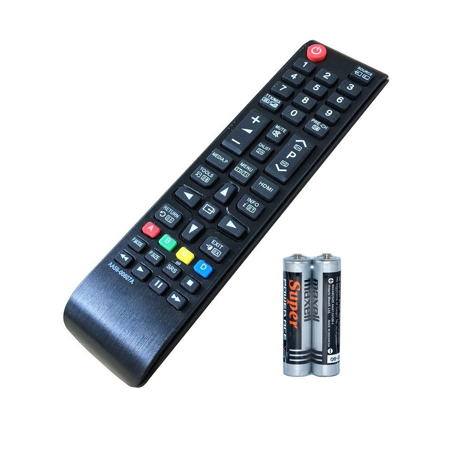 Remote Điều Khiển Dành Cho TV LCD, TV LED SAMSUNG AA59-00607A Grade A+ (Kèm Pin AAA Maxell)