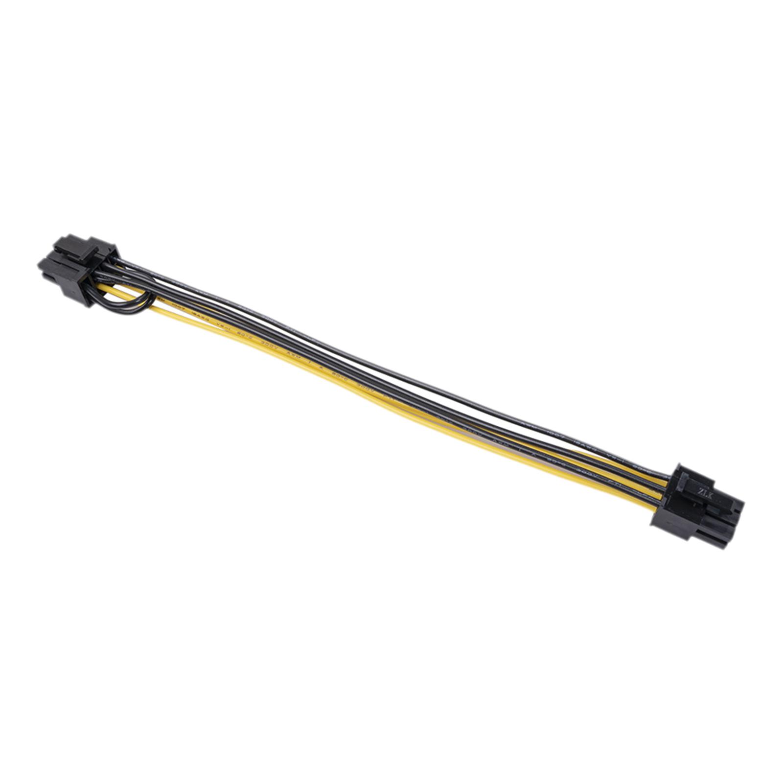 PCI-e 6 Pin Female to 8 Pin  Female PCI Express Power Adapter Cable Power Supply Cable for Graphics Video Card 8 pin Splitter