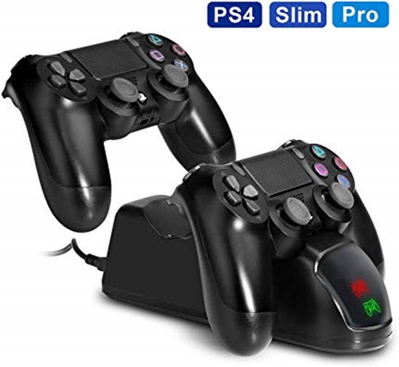 Đế sạc đôi cho tay cầm chơi game PS4, Dock sạc 2 tay cầm