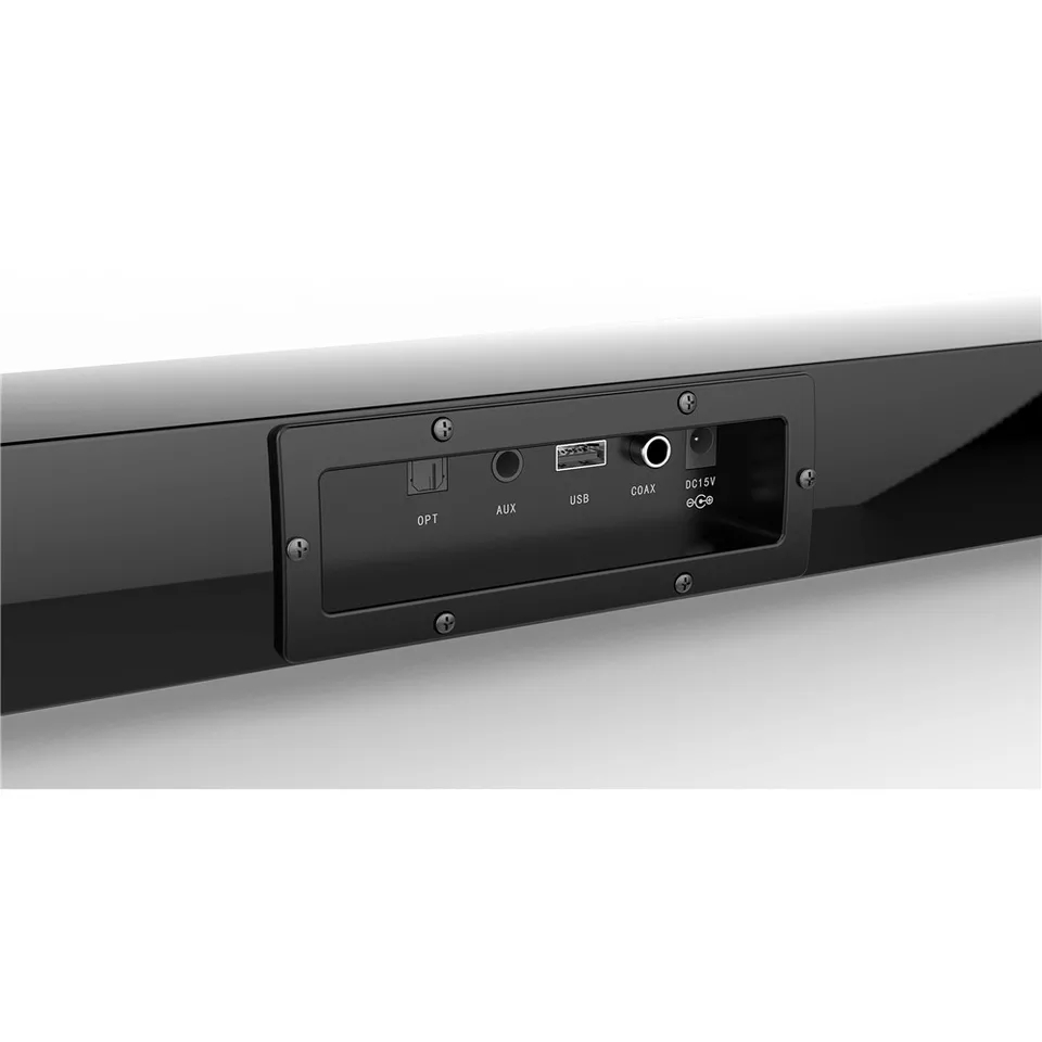 Loa soundbar tivi 3D âm thanh nổi kết nối không dây SR100 PLUS ( hàng nhập khẩu ) có phíc cắm đa năng đi  kèm