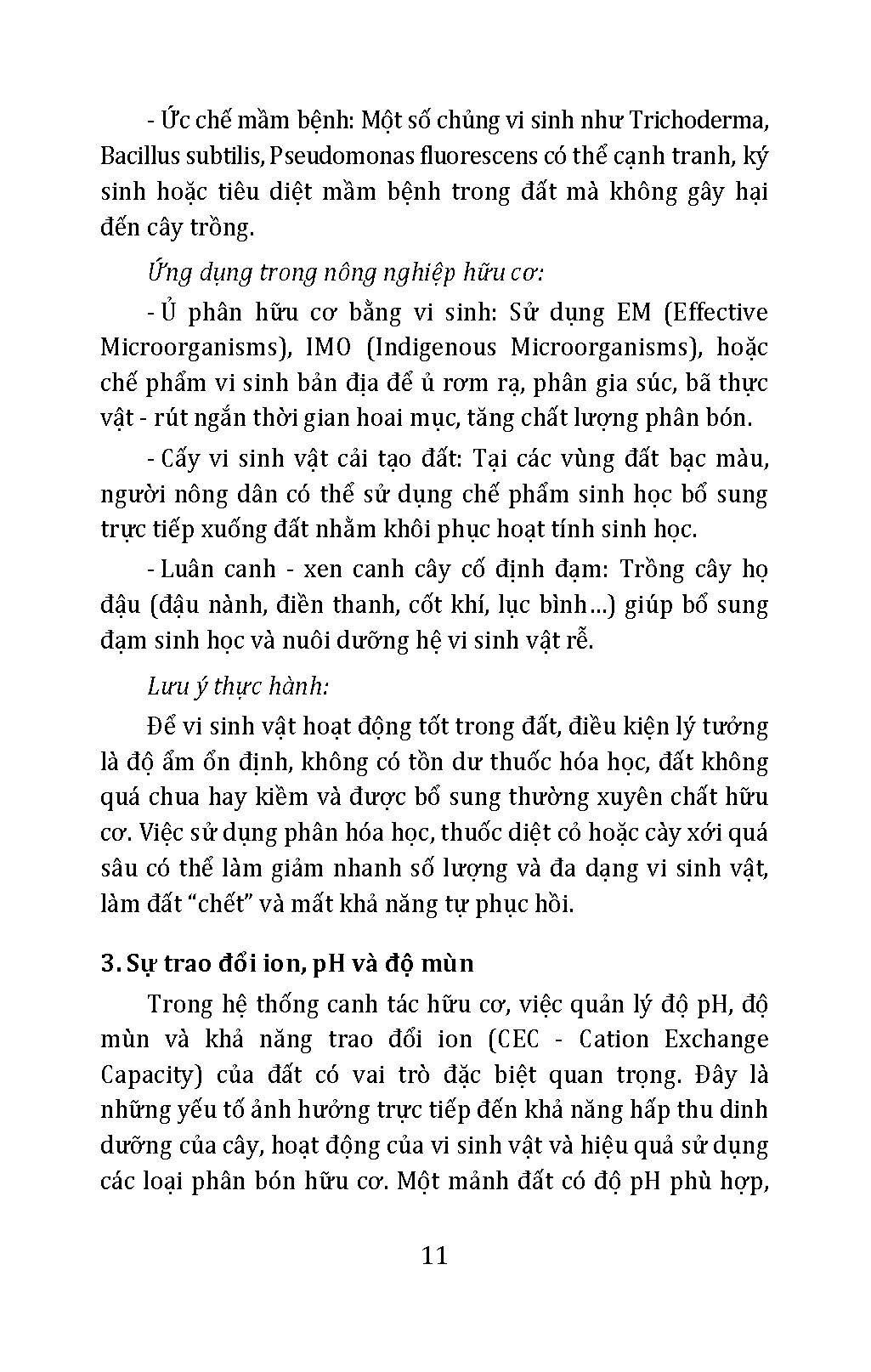 Nông Nghiệp Hữu Cơ - Kỹ Thuật Cải Tạo Đất, Làm Đất Hữu Cơ